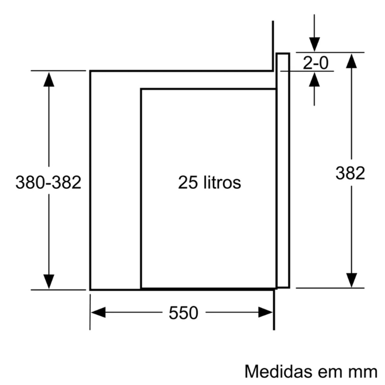 Siemens IQ500 BE555LMB1 Einbau-Mikrowelle 25L 900W