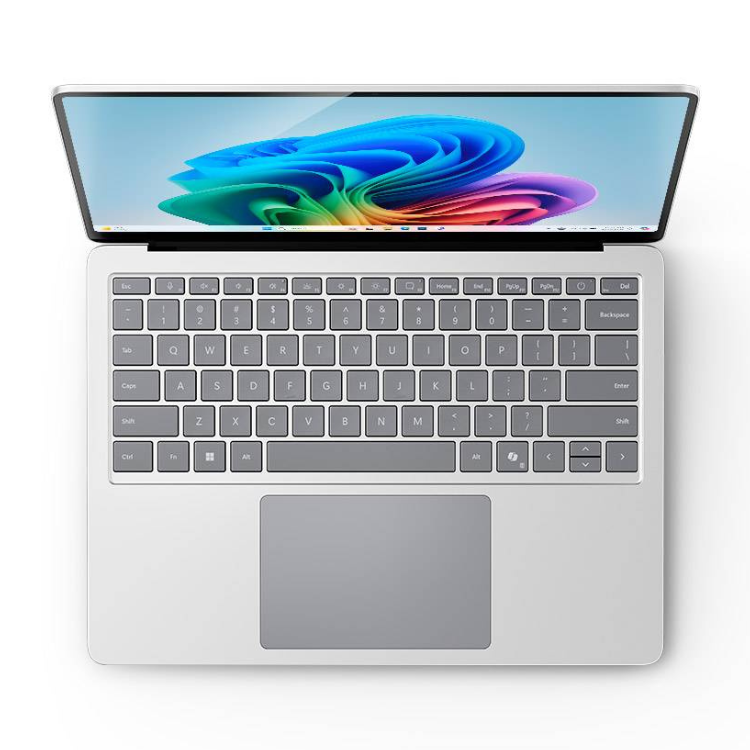 Microsoft Surface Laptop, silver, 13.8" screen, Windows 11, Copilot+ AI.