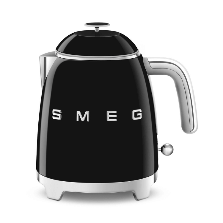 Mini Chaleira Elétrica Smeg Anni 50 0,8L Preto