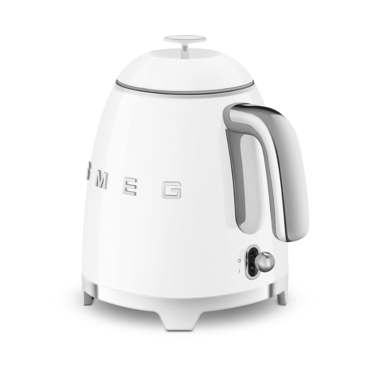 Mini Chaleira Elétrica Smeg Anni 50 0,8L Branco