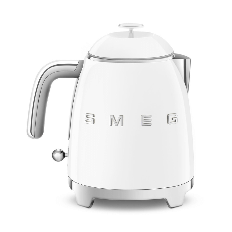 Mini Chaleira Elétrica Smeg Anni 50 0,8L Branco