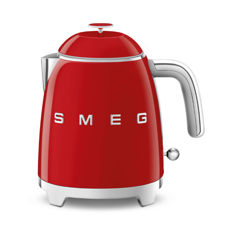 SMEG Mini-Wasserkocher im 50er-Jahre-Stil 0,8L Rot