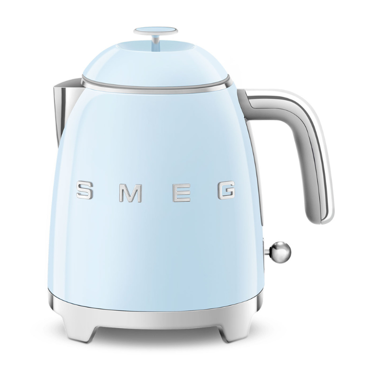 Mini Chaleira Elétrica Smeg Anni 50 0,8L Azul