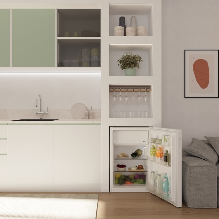 Mini Frigorífico Candy CNOQ2S58EW 114L Branco