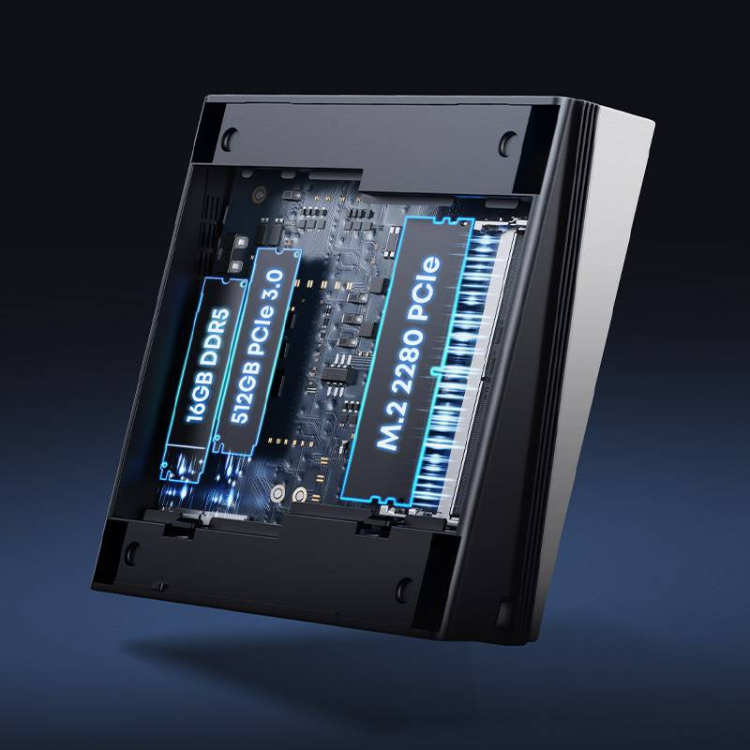 Mini-Pc Chuwi Ubox R5-6600H 16Gb/512Gb Wifi6 W11Pro