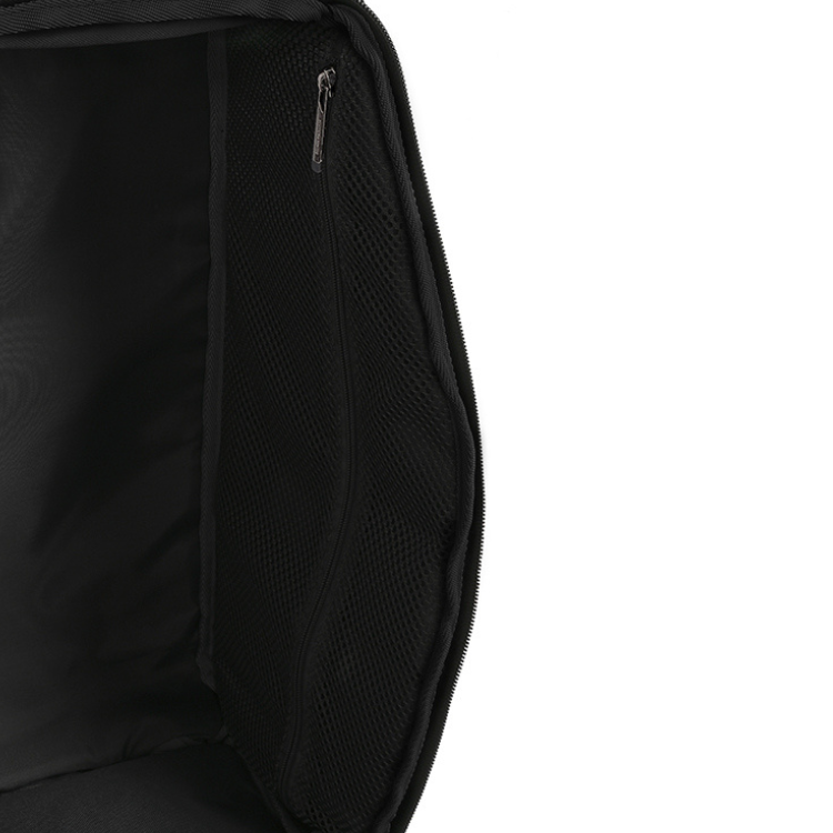 Mochila de Viagem Safta Business Preto, com bolso lateral em mesh e zip para acesso fácil.