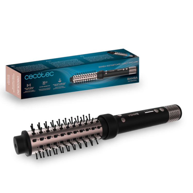 Escova Modeladora Cecotec Bamba InstantCare Curly Airflow