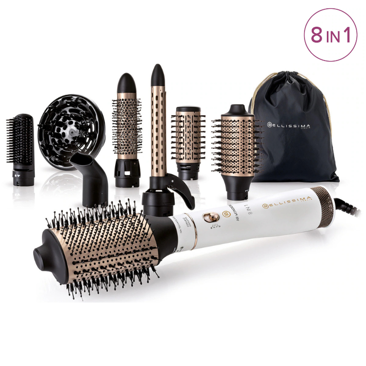 Modelador de Cabelo Belissima Imetec Air Wonder 1000W Branco