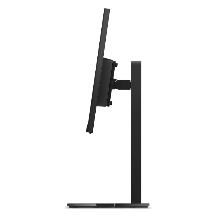 Monitor gaming Lenovo Legion 27-10 preto, 27 polegadas, IPS, FHD, 240Hz, visto de lado.