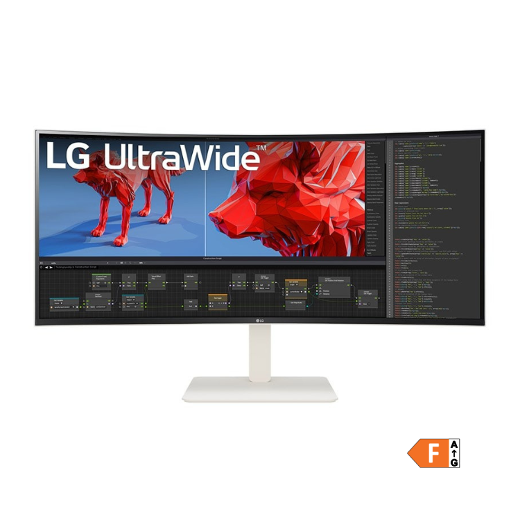 Monitor LG 38BR85QC-W Curvo 38" UWQHD+ 144Hz Nano IPS G-Sync Branco
