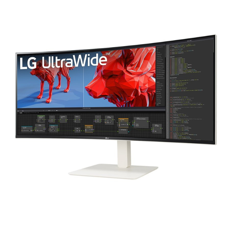 Monitor LG 38BR85QC-W Curvo 38" UWQHD+ 144Hz Nano IPS G-Sync Branco