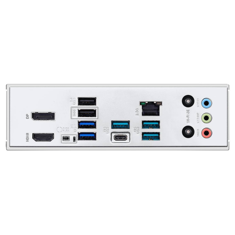 ASUS Prime B850-Plus Wi-Fi motherboard, silver, various ports.