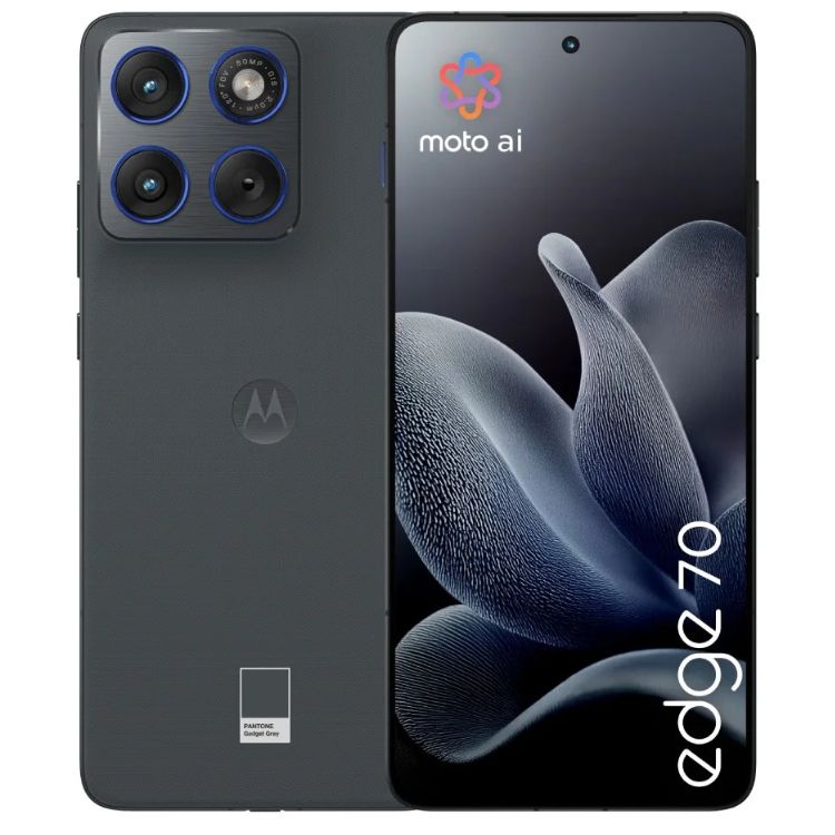 Smartphone Motorola Edge 70 5G 12GB/512GB Dual Sim Cinzento