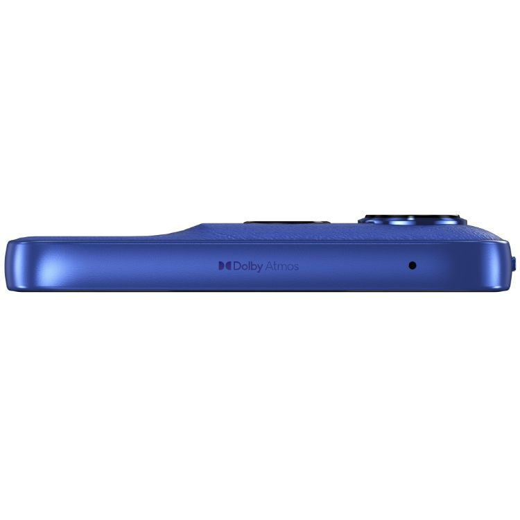 Smartphone Motorola G56 5G, azul, com Dolby Atmos.