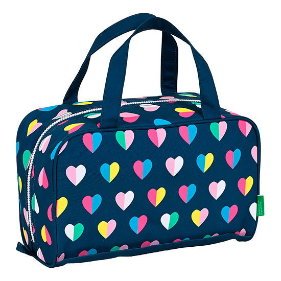 Bolsa Infantil Benetton Azul Marinho c/ Corações