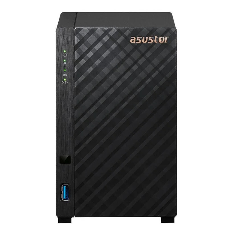 NAS Asustor AS1202T Drivestor 2 Gen2 2-Bay Realtek RTD1619B 1.7Ghz 1GB 2.5GBE USB