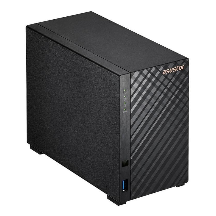 NAS Asustor AS1202T Drivestor 2 Gen2 2-Bay Realtek RTD1619B 1.7Ghz 1GB 2.5GBE USB