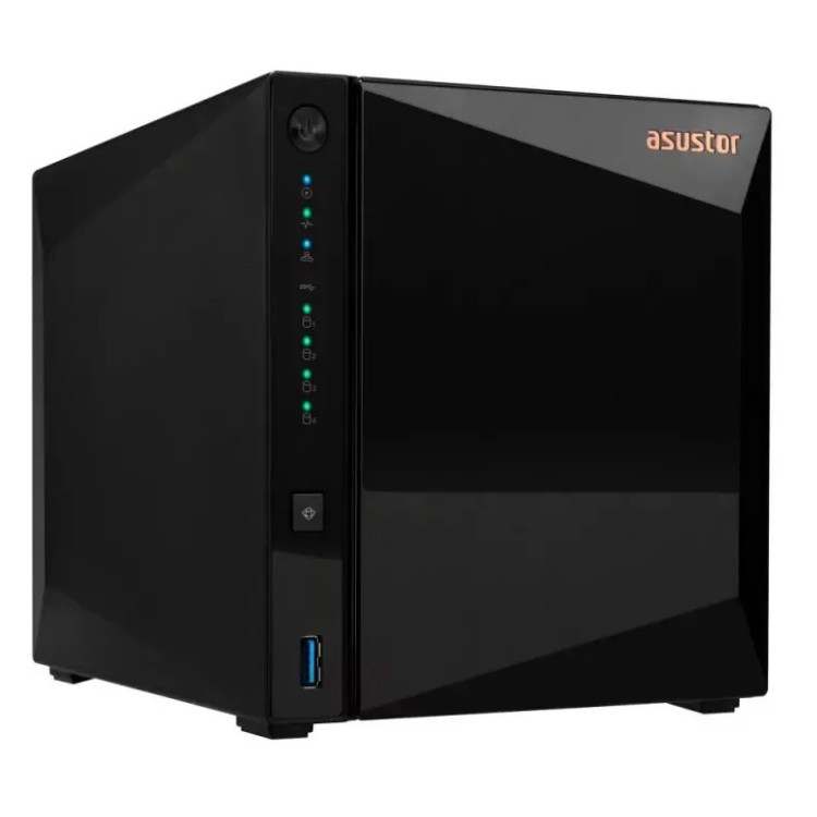 NAS Asustor AS3304T V2 Drivestor 4 Pro Gen2 4-Bay Realtek RTD1619B 1.7Ghz 2GB 2.5GBE USB