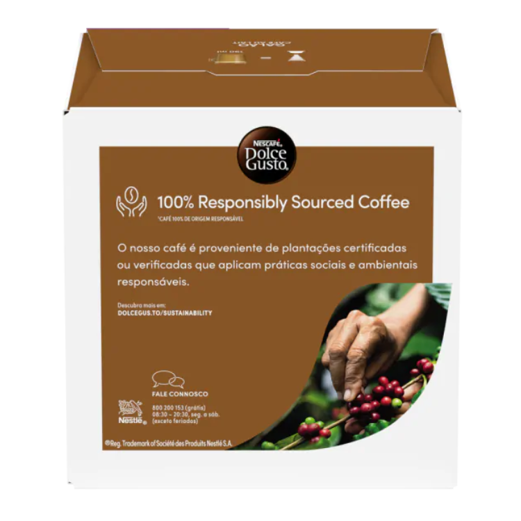 Café Nescafé Dolce Gusto Café Au Lait 16 Cápsulas