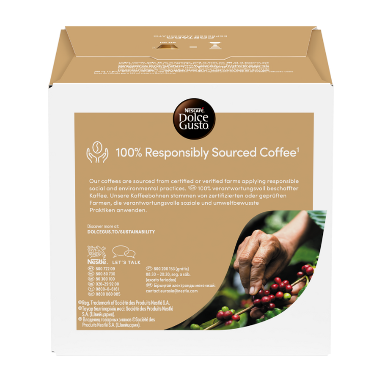 Café Nescafé Dolce Gusto Cortado Espresso Macchiato 16 Cápsulas