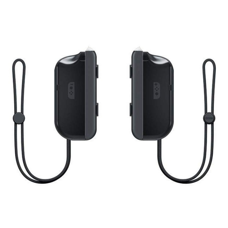 Black Nintendo Switch Joy-Con AA battery pack with straps.