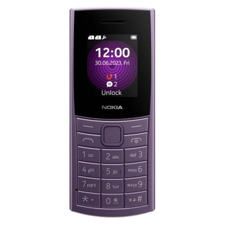 Nokia 110 4G 2024 Dual Sim Roxo