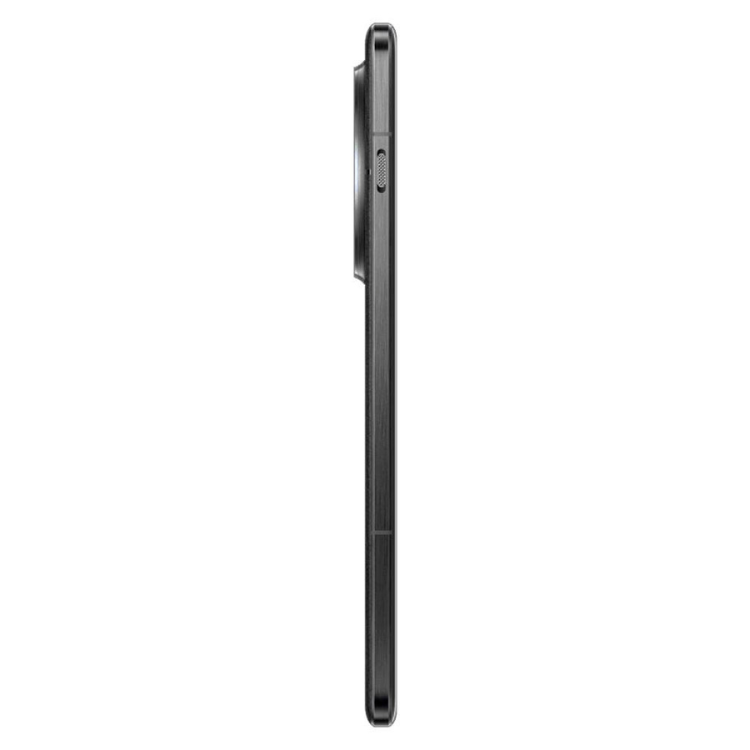 OnePlus 13 5G preto, lado esquerdo com botões e câmera, 16GB RAM, 512GB armazenamento.