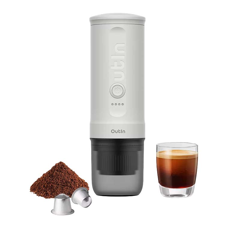 Máquina de Café Portátil Outin Expresso Nespresso Branco