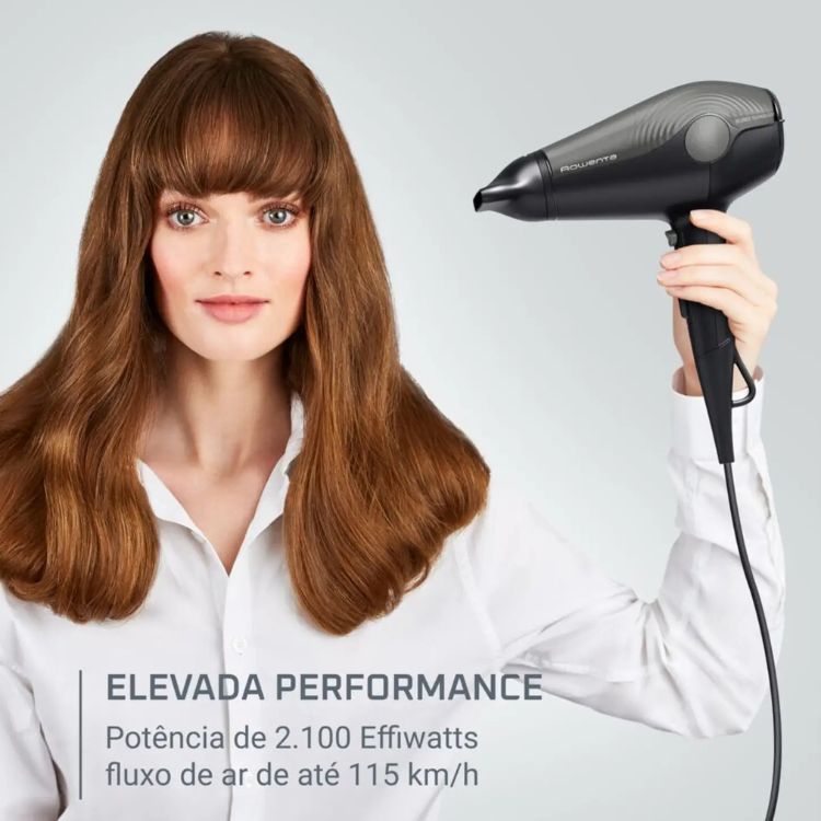 Rowenta CV6430F0 + CF322LF0 Haartrockner- und Glätteisen-Set, Ionen-Keratin & Glow, Schwarz