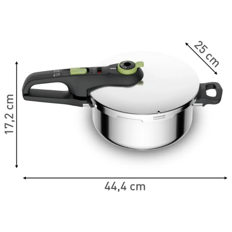 Panela de Pressão Tefal Secure Trendy 4L Inox