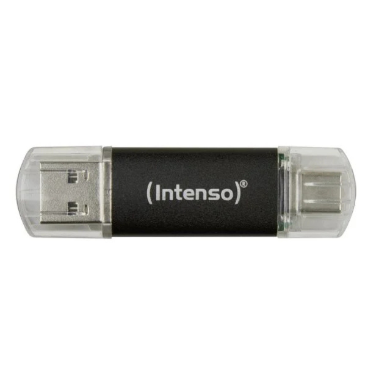 Intenso USB-A/USB-C 3.2 128GB black dual-port flash drive
