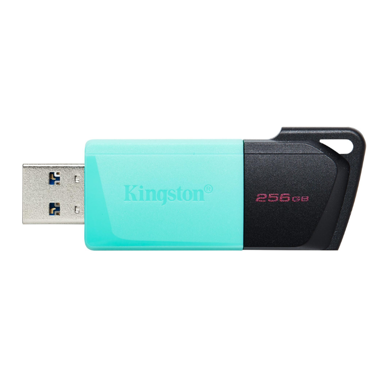 Kingston DataTraveler Exodia M 256GB USB 3.2 USB-Stick Schwarz und Blau