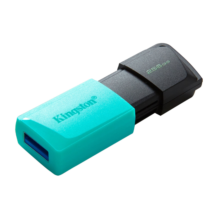 Pen Drive Kingston DataTraveler Exodia M 256GB USB 3.2 Preto e Azul