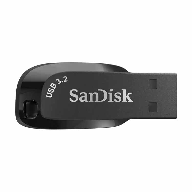Pen Drive SanDisk Ultra Shift 128GB USB 3.2 Preto