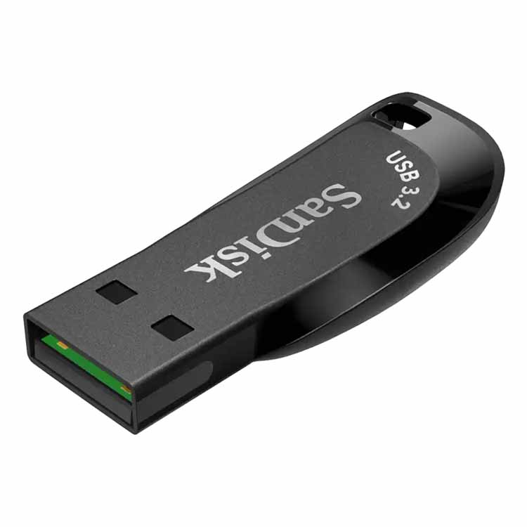 Pen Drive SanDisk Ultra Shift 128GB USB 3.2 Preto