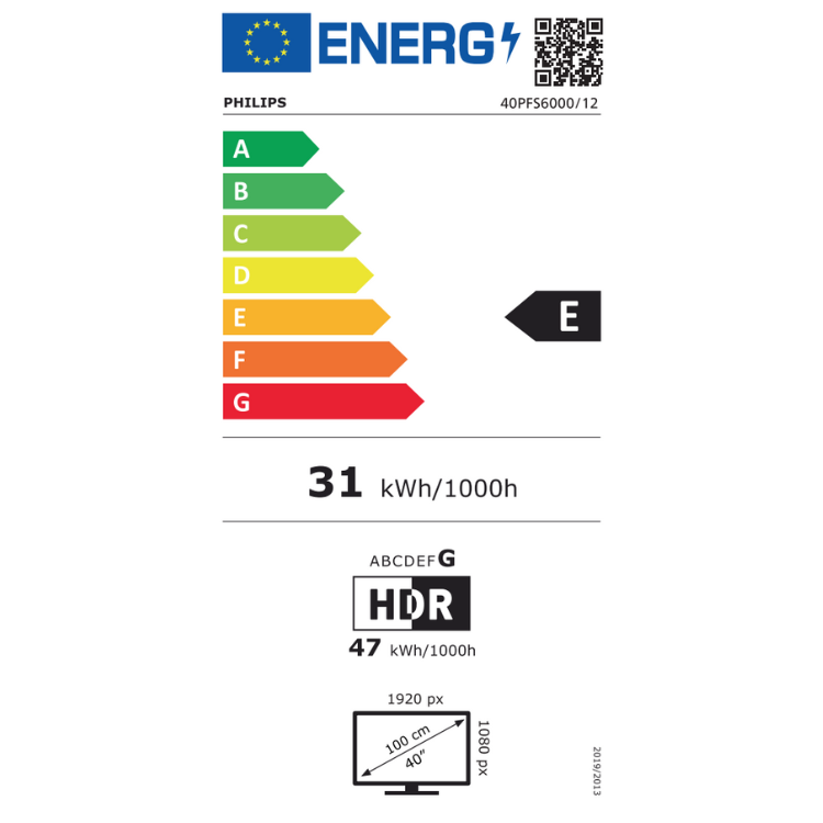 Televisão Philips 40PFS6000 2025 Smart TV FHD LED 40"