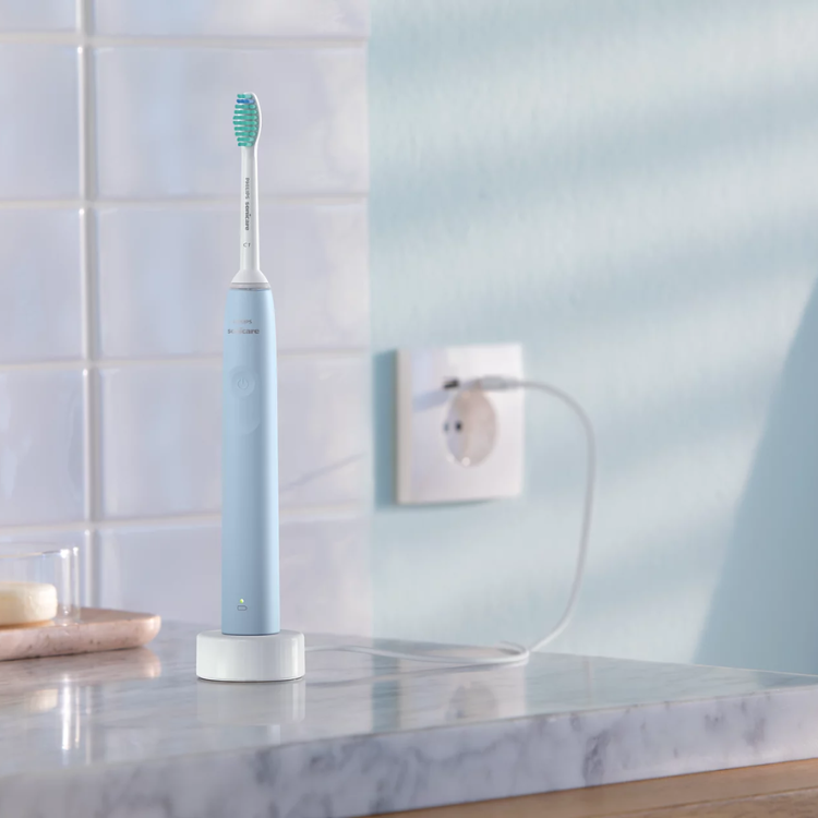 Philips Sonicare 2100 Series Elektrische Zahnbürste in Blau