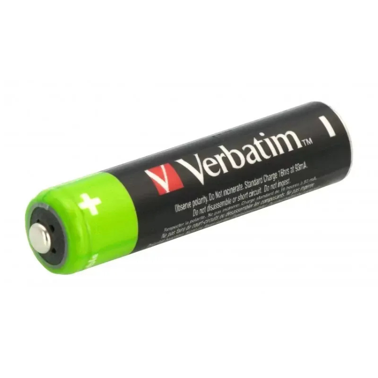 Pilhas Verbatim Recarregáveis 4xAAA 950mAh