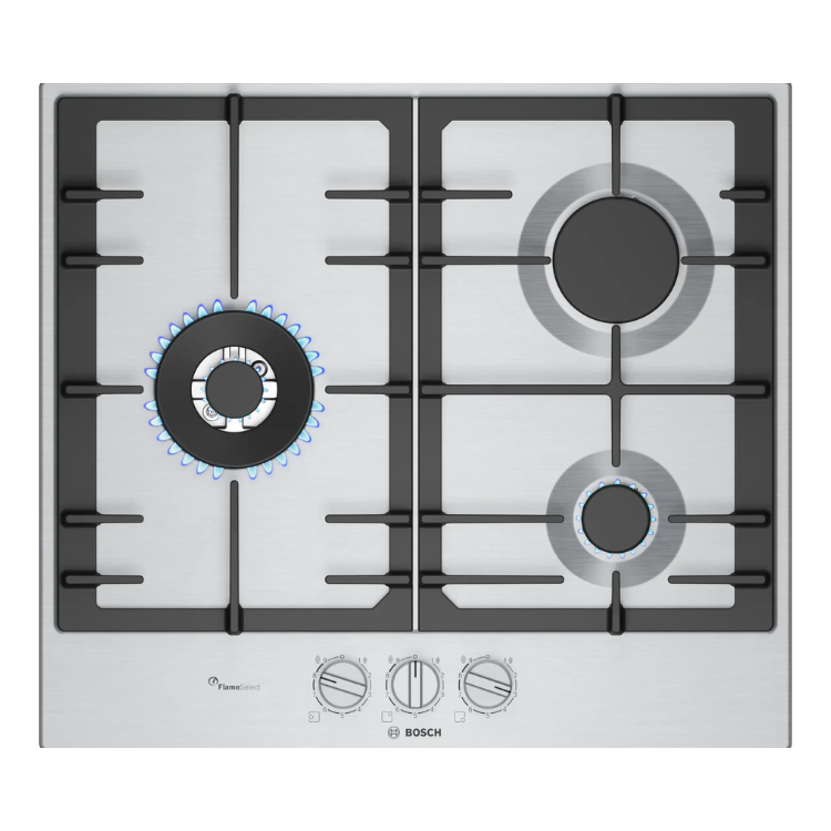 Placa de Gás Bosch Serie 6 PCC6A5I90 3 Zonas 60cm