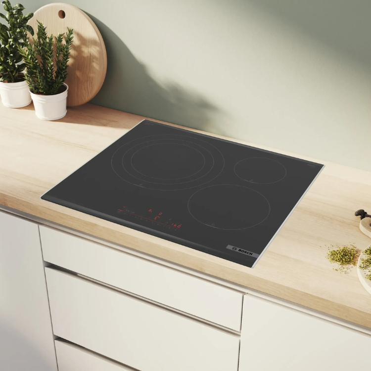 Placa de Indução Bosch Serie 6 PID675HC1E 7400W 3 Zonas 60cm