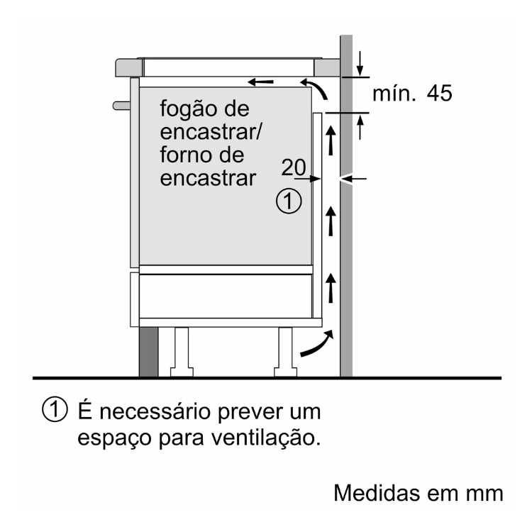 Placa de Indução Bosch Serie 6 PID675HC1E 7400W 3 Zonas 60cm