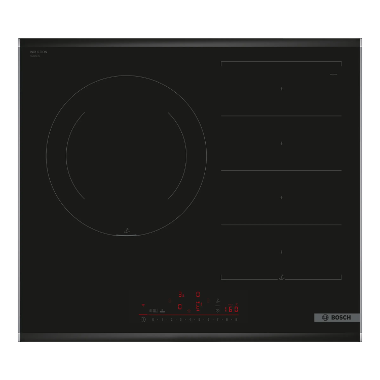 Placa de Indução Bosch Serie 6 PXJ675HC1E 7400W 3 Zonas 60cm