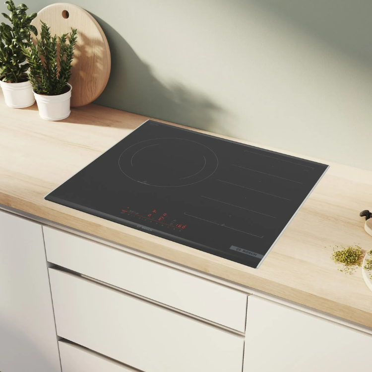 Placa de Indução Bosch Serie 6 PXJ675HC1E 7400W 3 Zonas 60cm