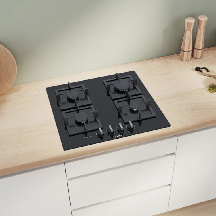 Gaskochfeld Bosch Serie 6 PPP6A6B20 4 Zonen 60 cm – Neu/leichte Beschädigung