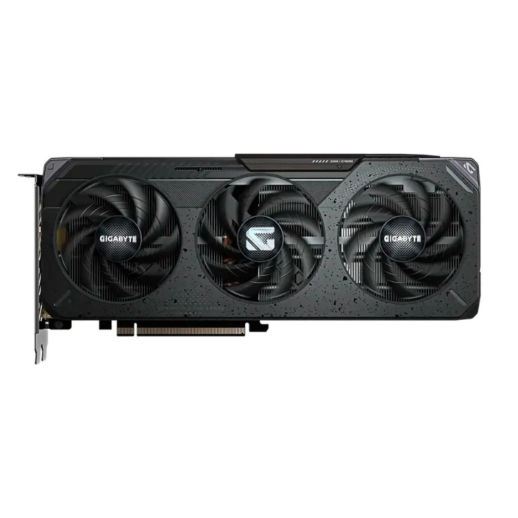 Gigabyte RX 9060 XT Gaming OC 8GB GDDR6 graphics card, black, triple-fan cooling system.