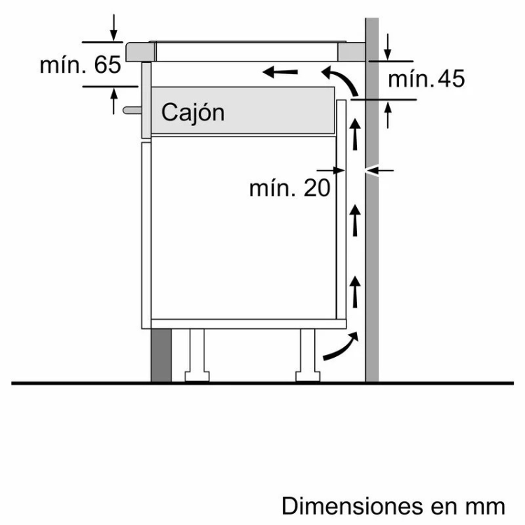 Placa de Indução Balay 3EB967FR 7400W 3 Zonas 60cm