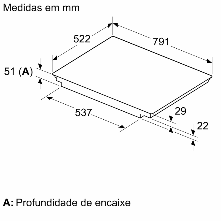 Placa de Indução Balay 3EB985LH 7400W 4 Zonas 80cm