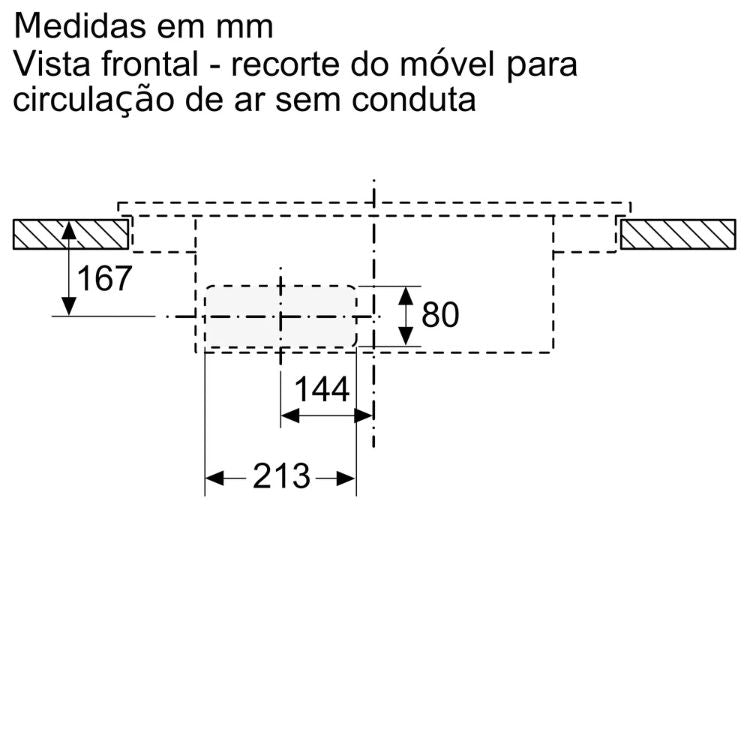 Placa de Indução c/ Exaustor Balay 3EBC983ER 7400W 4 Zonas 80cm