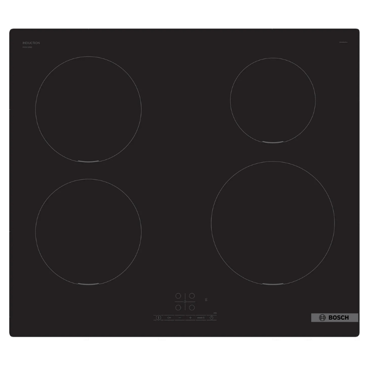 Placa de Indução Bosch Serie 4 PIE611BB5E 7400W 4 Zonas 60cm