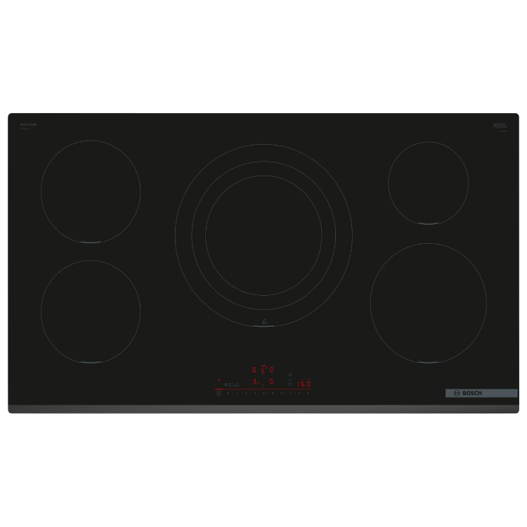 Placa de Indução Bosch Serie 6 PIV931HC1E 11100W 5 Zonas 90cm